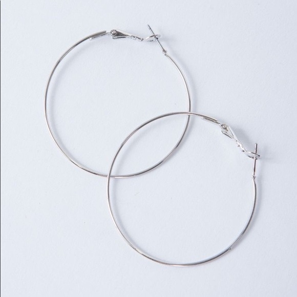 Oversize Hoop Earrings - Picture 5 of 5